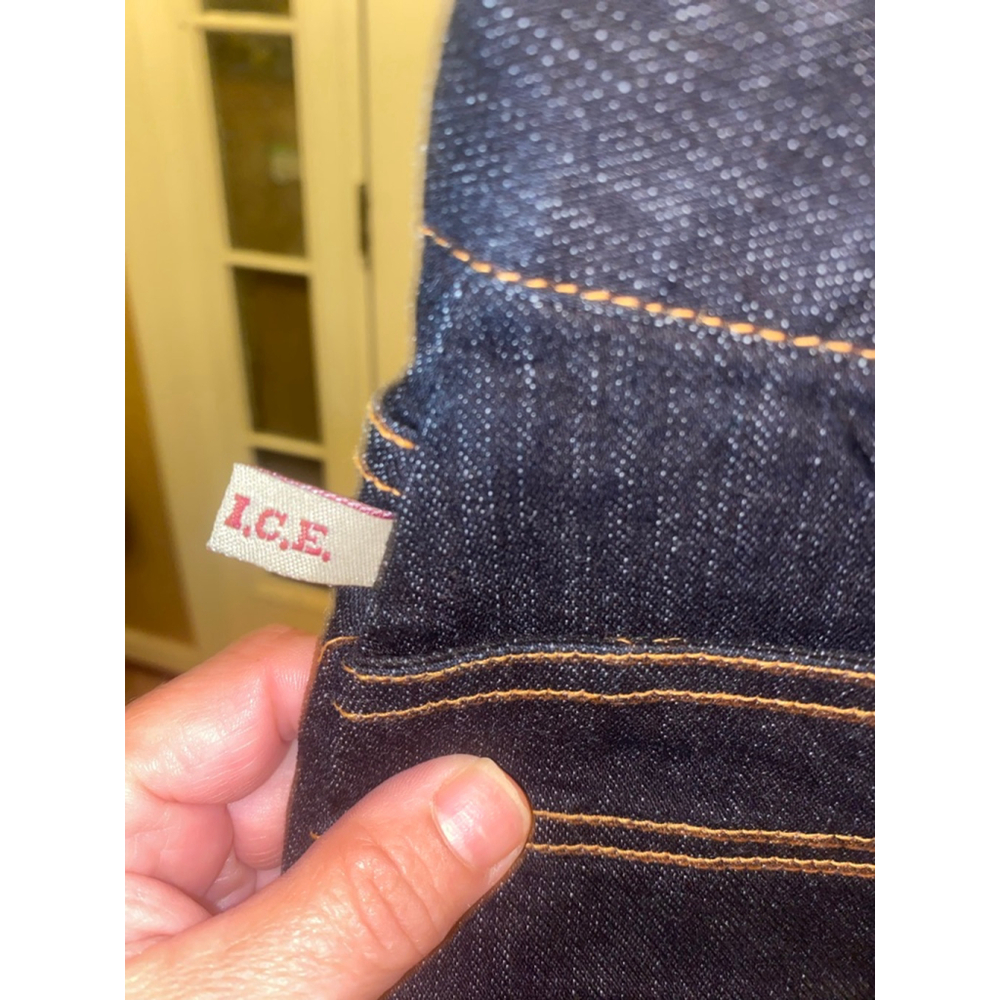 Women's vintage Y2K I.C.E. Dark Blue Mini Skirt - Picture 4 of 9